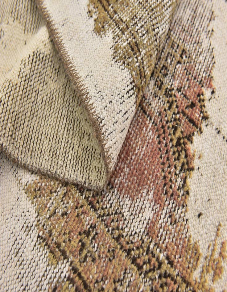 Detail image of  3' 9 x 6' 2  Hand Knotted Ultra Vintage Persian Wool Rug