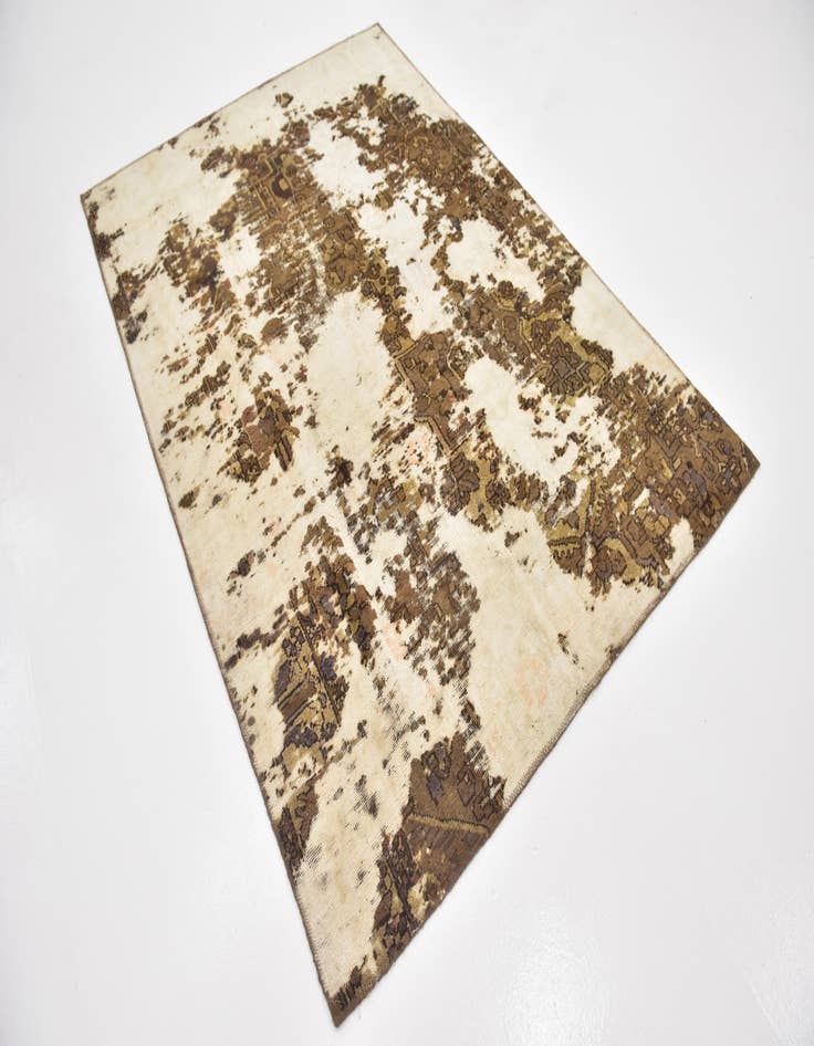 Detail image of  5' 2 x 7' 4  Hand Knotted Ultra Vintage Persian Wool Rug