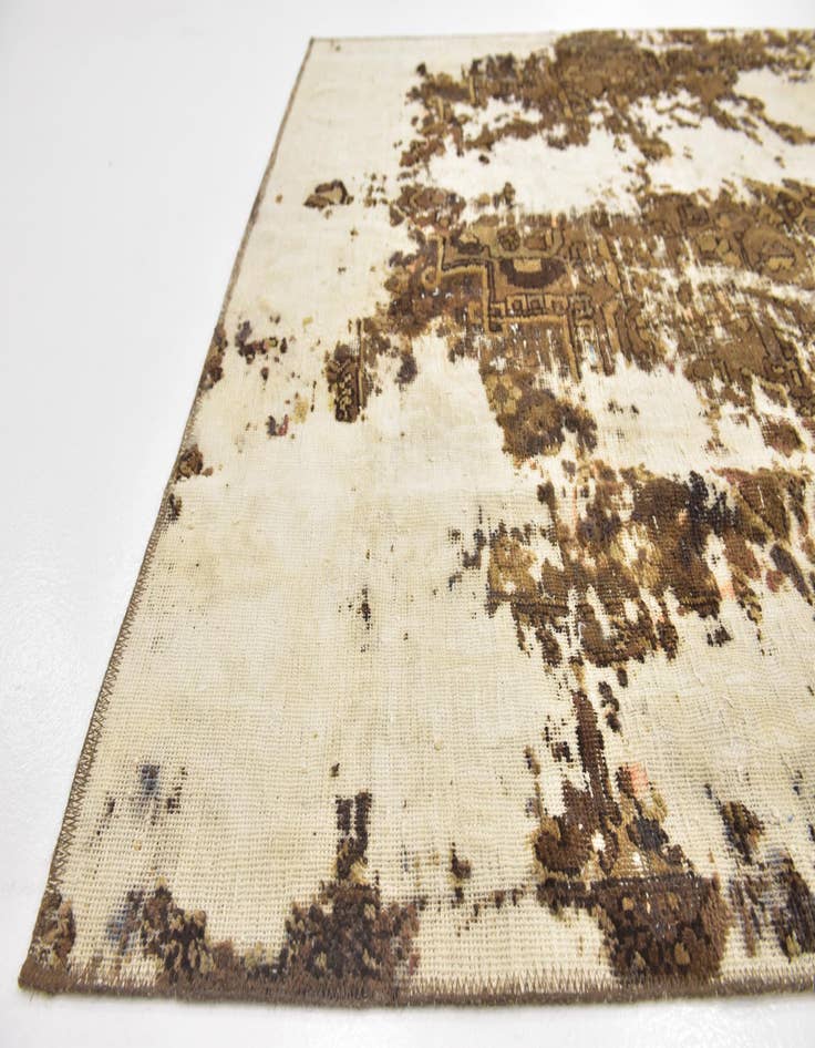 Detail image of  5' 2 x 7' 4  Hand Knotted Ultra Vintage Persian Wool Rug