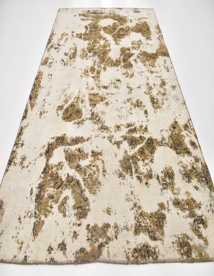 Detail image of  7' x 9' 9  Hand Knotted Ultra Vintage Persian Wool Rug