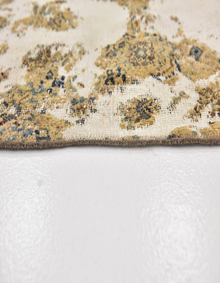 Detail image of  7' x 9' 9  Hand Knotted Ultra Vintage Persian Wool Rug