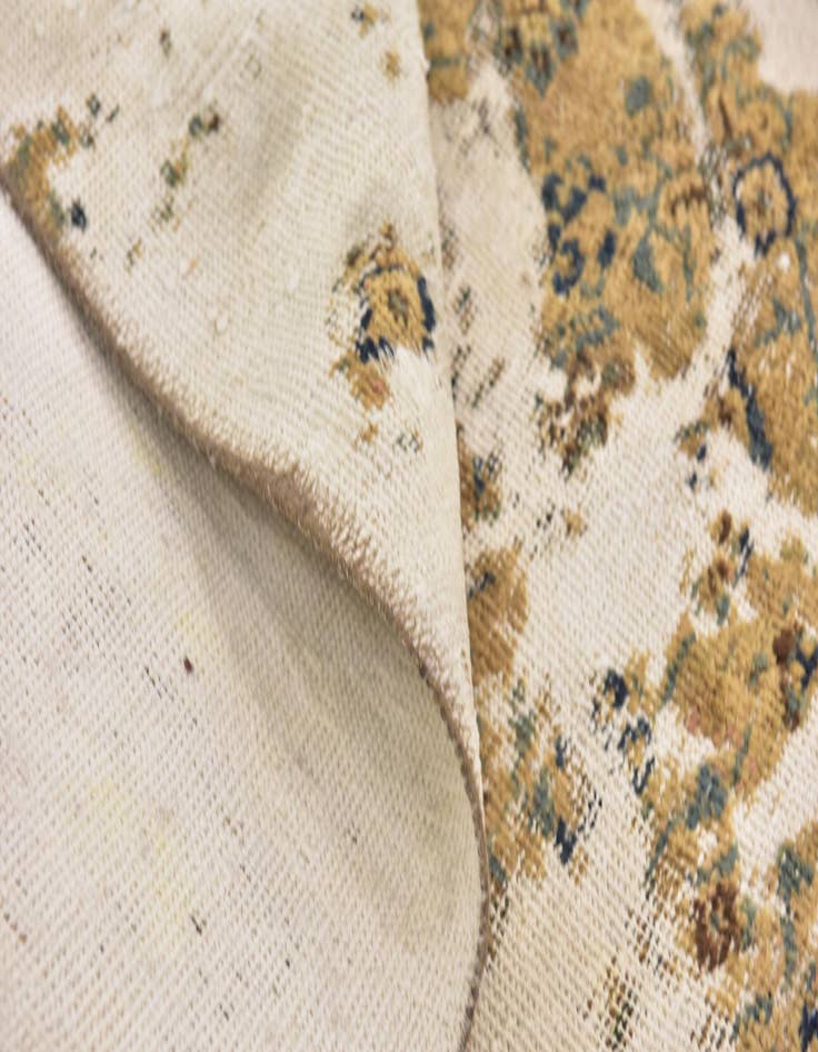 Detail image of  7' x 9' 9  Hand Knotted Ultra Vintage Persian Wool Rug