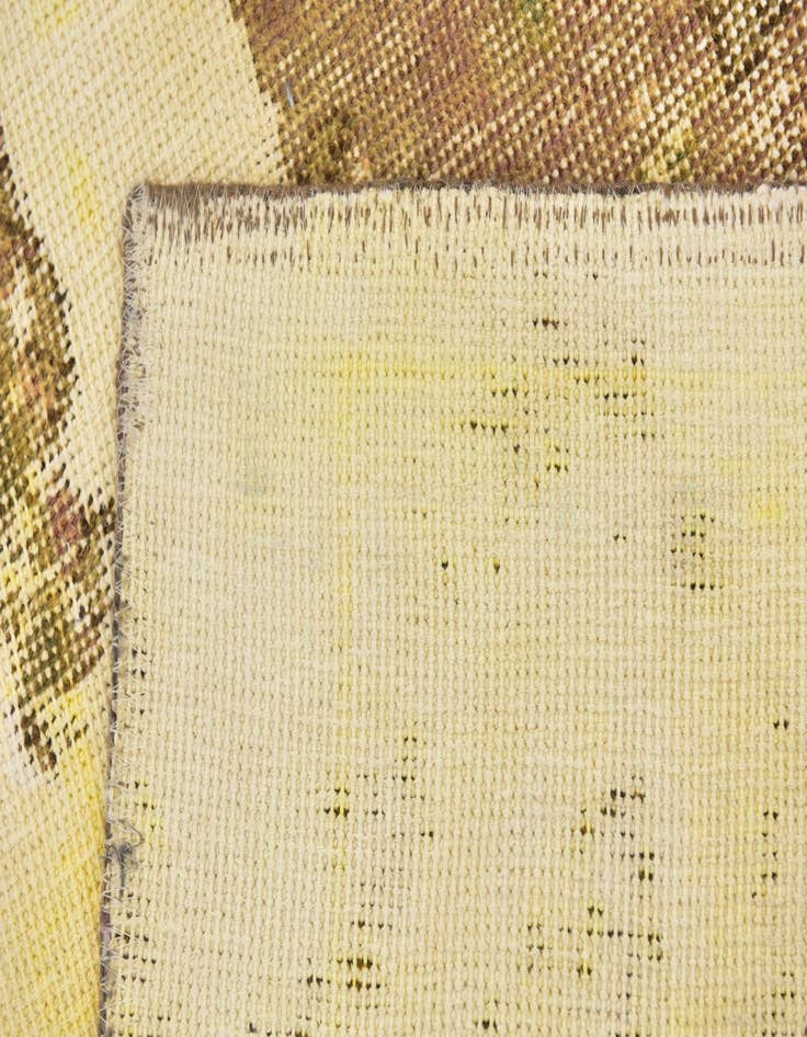 Detail image of  9' 3 x 10' 10  Hand Knotted Ultra Vintage Persian Wool Rug