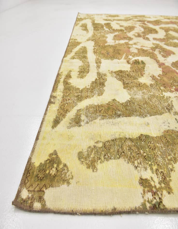 Detail image of  9' 3 x 10' 10  Hand Knotted Ultra Vintage Persian Wool Rug