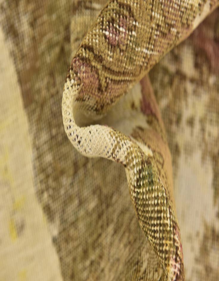 Detail image of  9' 3 x 10' 10  Hand Knotted Ultra Vintage Persian Wool Rug