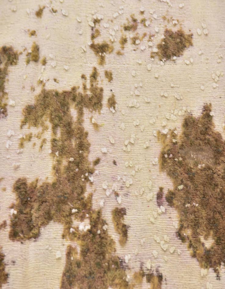 Detail image of  7' x 9'  Hand Knotted Ultra Vintage Persian Wool Rug