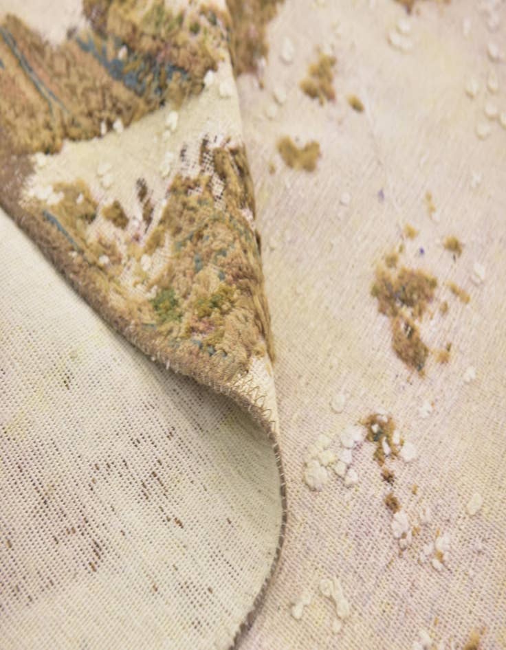 Detail image of  7' x 9'  Hand Knotted Ultra Vintage Persian Wool Rug