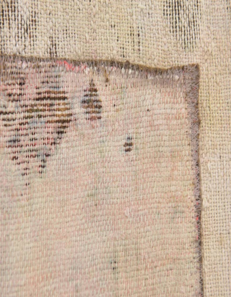 Detail image of  6' 4 x 8' 10  Hand Knotted Ultra Vintage Persian Wool Rug