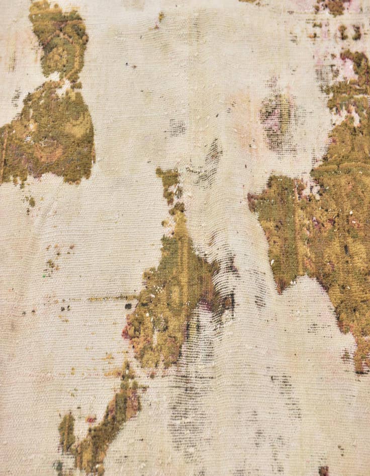 Detail image of  6' 4 x 8' 10  Hand Knotted Ultra Vintage Persian Wool Rug