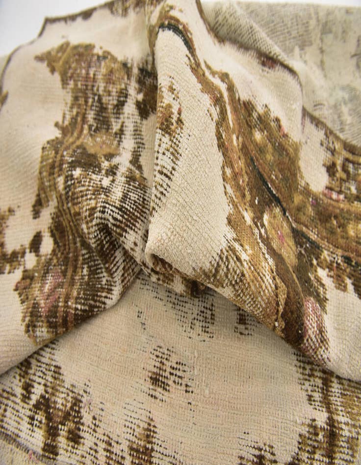 Detail image of  4' x 6' 9  Hand Knotted Ultra Vintage Persian Wool Rug