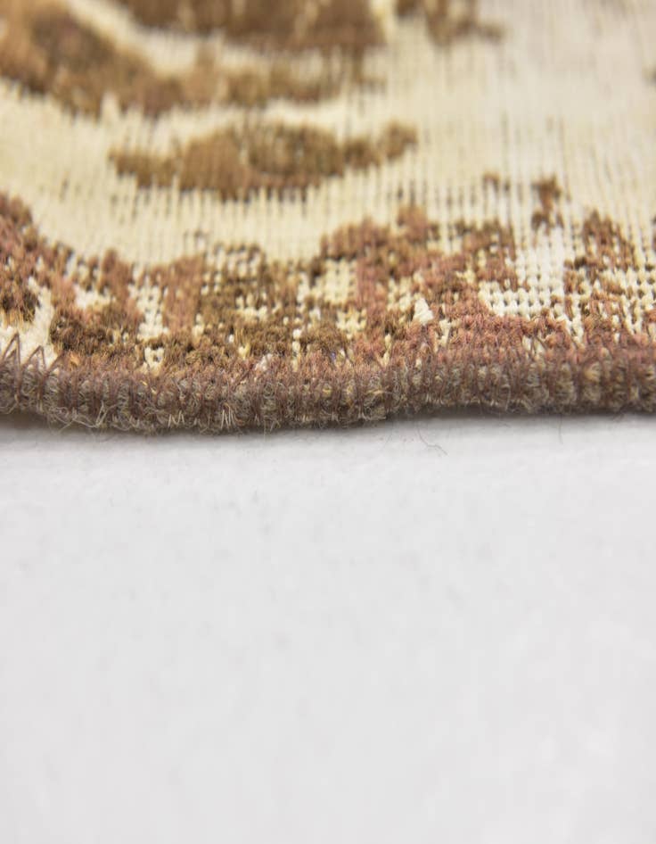 Detail image of  3' 7 x 6' 9  Hand Knotted Ultra Vintage Persian Wool Rug