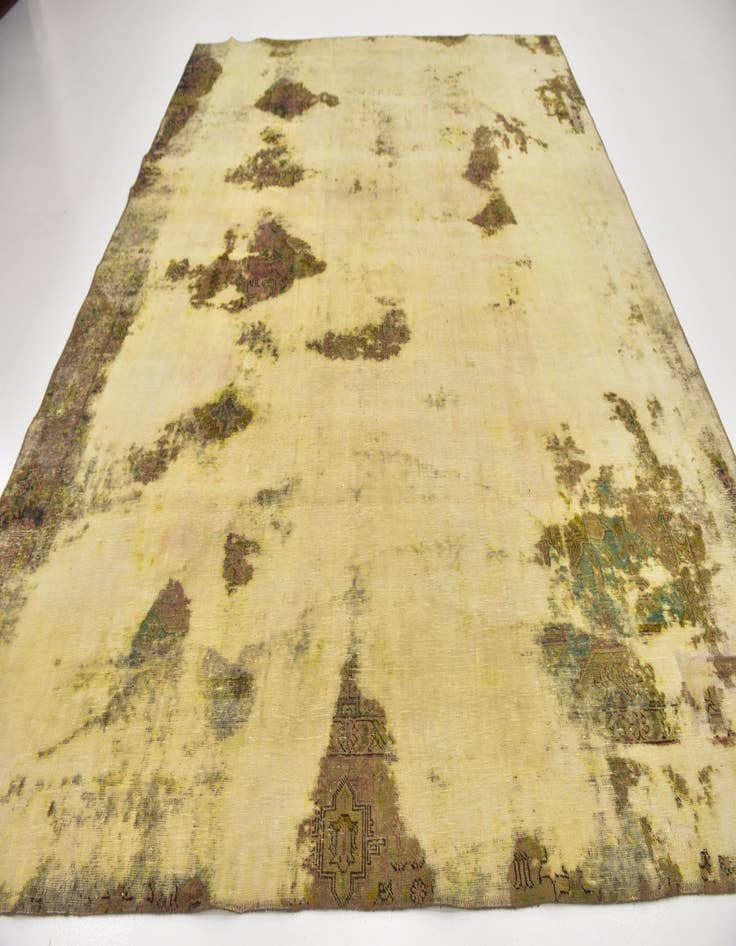 Detail image of  9' 7 x 11' 10  Hand Knotted Ultra Vintage Persian Wool Rug