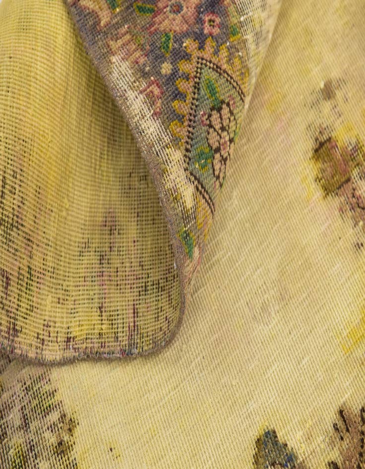 Detail image of  9' 7 x 11' 10  Hand Knotted Ultra Vintage Persian Wool Rug