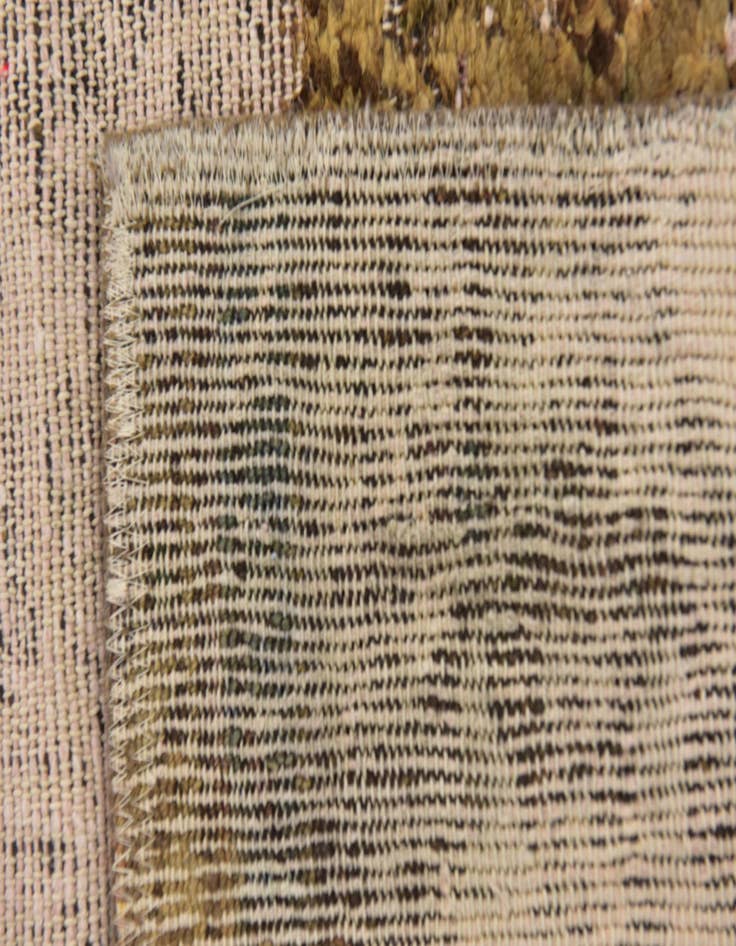 Detail image of  5' 5 x 6' 4  Hand Knotted Ultra Vintage Persian Wool Rug