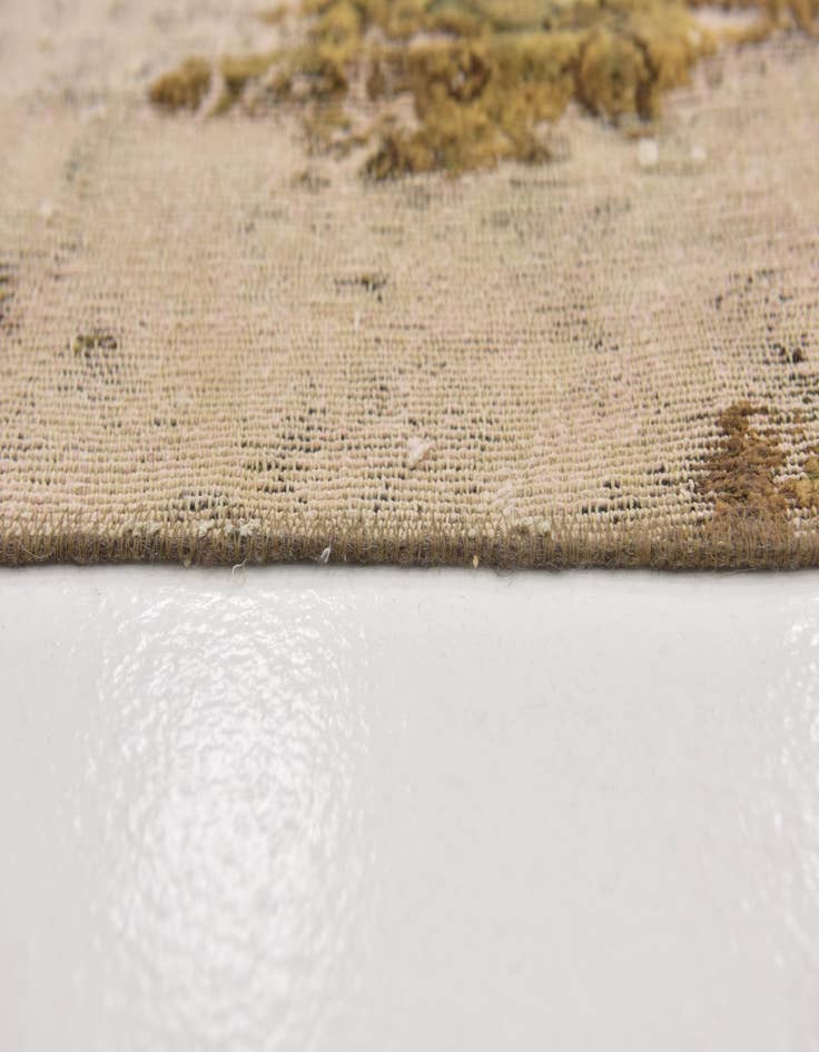 Detail image of  5' 5 x 6' 4  Hand Knotted Ultra Vintage Persian Wool Rug