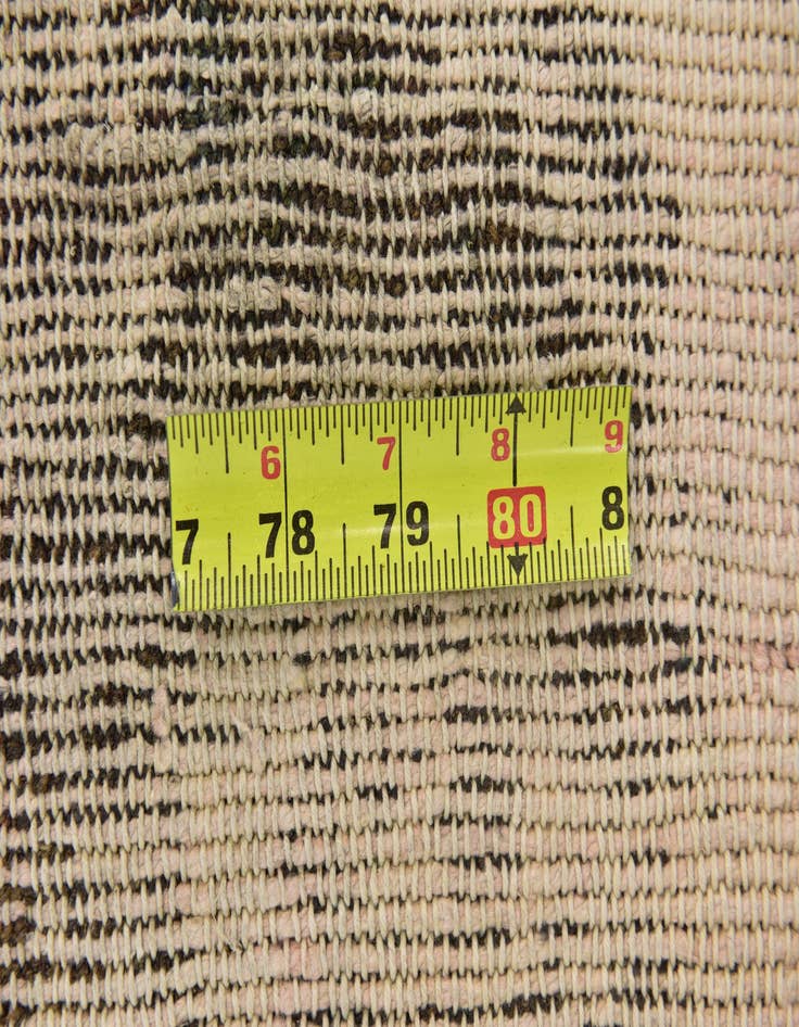 Detail image of  5' 5 x 6' 4  Hand Knotted Ultra Vintage Persian Wool Rug