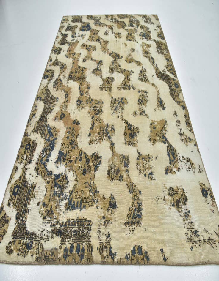 Detail image of  7' x 10' 2  Hand Knotted Ultra Vintage Persian Wool Rug