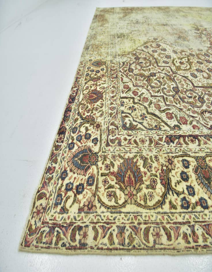 Detail image of  10' 2 x 13' 7  Hand Knotted Ultra Vintage Persian Wool Rug