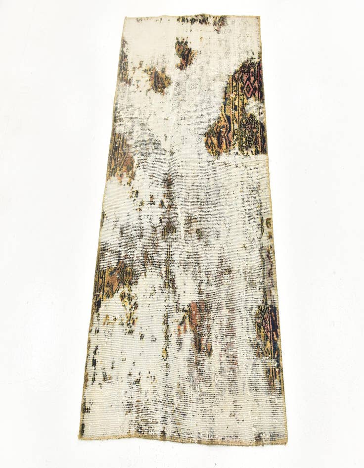 Detail image of  3' x 4' 5  Hand Knotted Ultra Vintage Persian Wool Rug