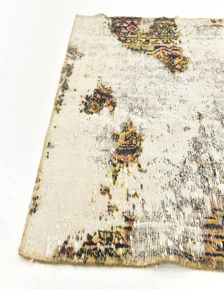 Detail image of  3' x 4' 5  Hand Knotted Ultra Vintage Persian Wool Rug