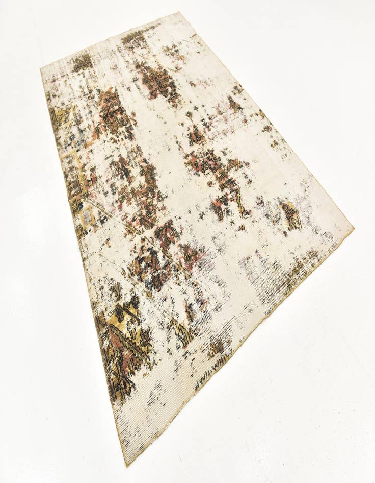 Detail image of  6' x 8' 8  Hand Knotted Ultra Vintage Persian Wool Rug