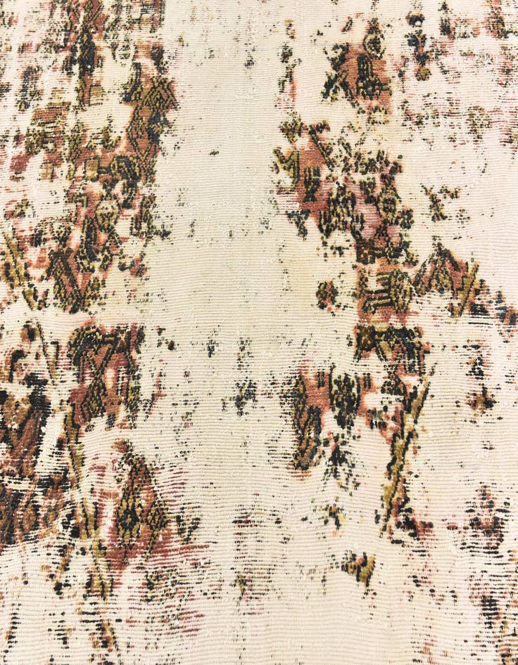 Detail image of  6' x 8' 8  Hand Knotted Ultra Vintage Persian Wool Rug