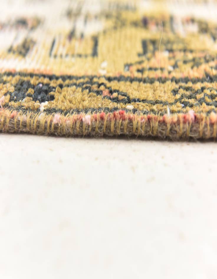 Detail image of  6' x 8' 8  Hand Knotted Ultra Vintage Persian Wool Rug