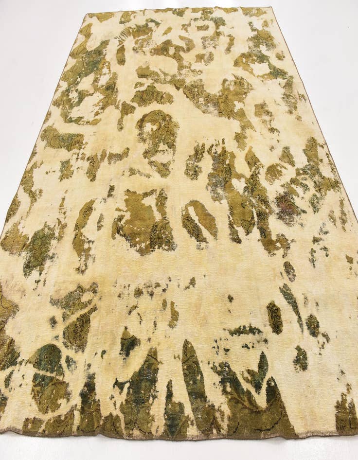 Detail image of 9' 6 x 11' 2 Hand Knotted Ultra Vintage Persian Wool Rug