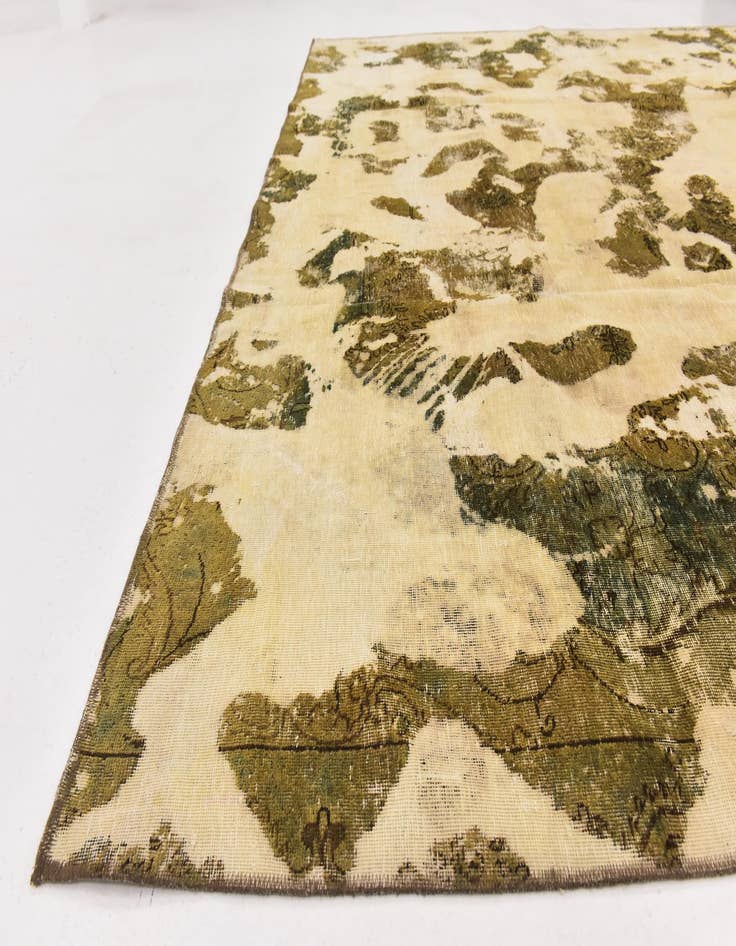 Detail image of 9' 6 x 11' 2 Hand Knotted Ultra Vintage Persian Wool Rug