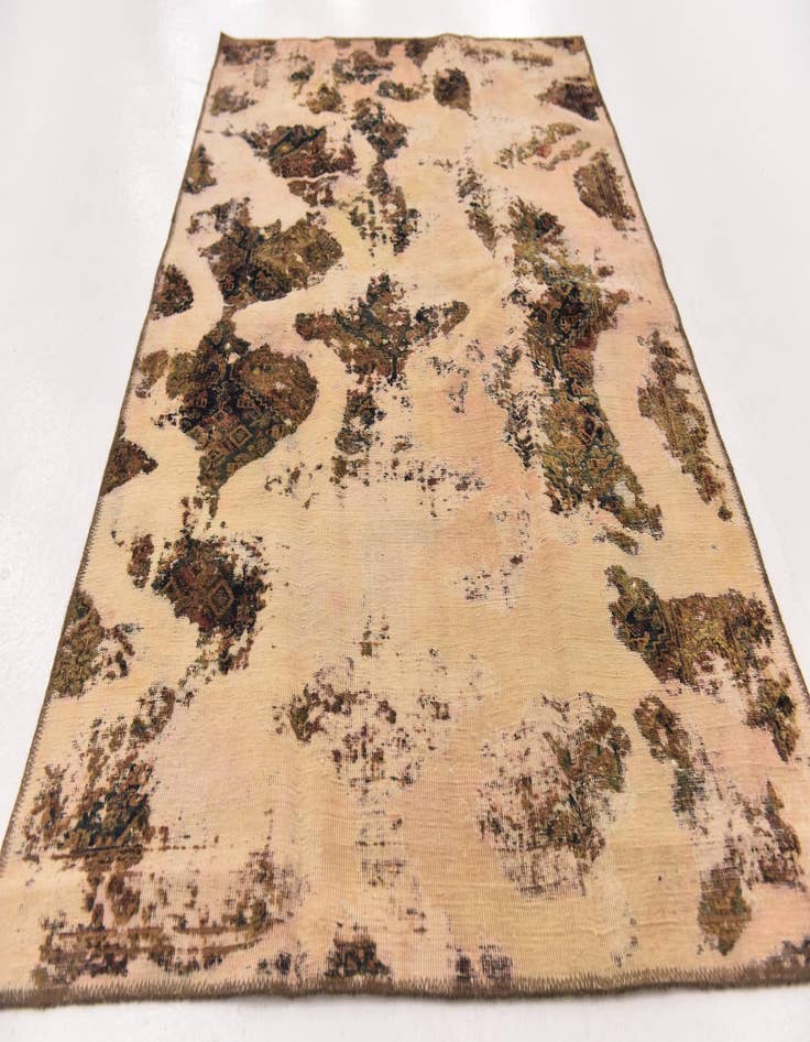 Detail image of  4' x 6' 5  Hand Knotted Ultra Vintage Persian Wool Rug