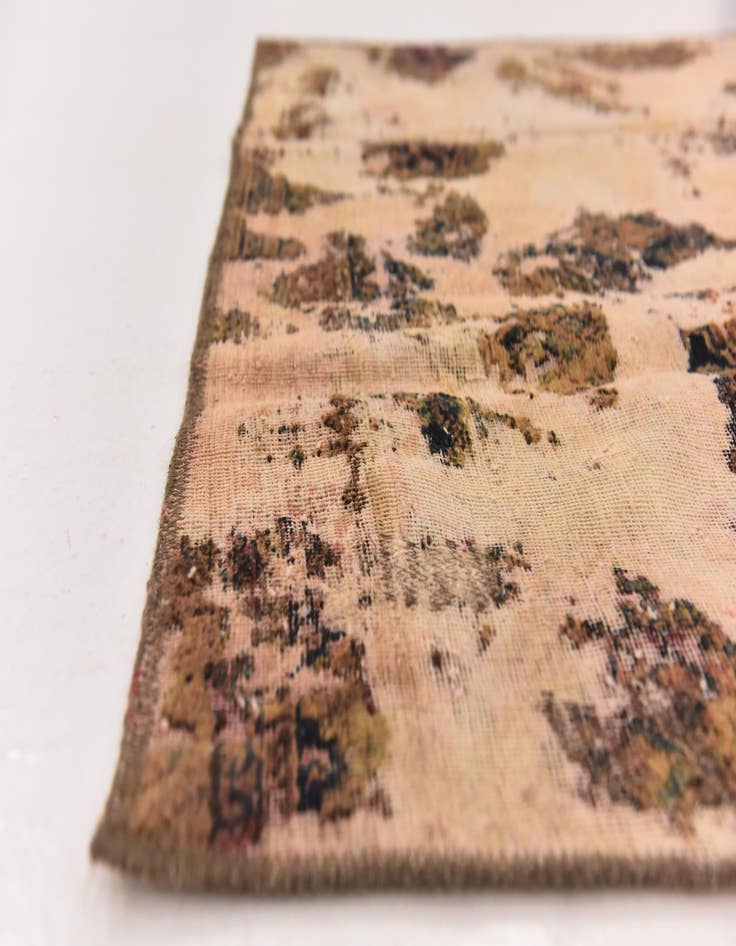 Detail image of  4' x 6' 5  Hand Knotted Ultra Vintage Persian Wool Rug