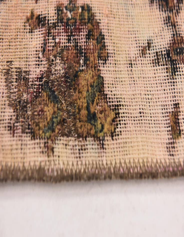 Detail image of  4' x 6' 5  Hand Knotted Ultra Vintage Persian Wool Rug