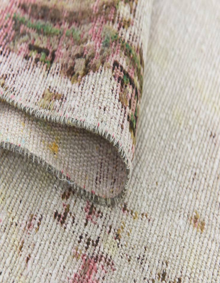 Detail image of  6' 5 x 7' 8  Hand Knotted Ultra Vintage Persian Wool Rug