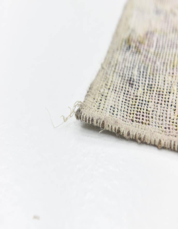 Detail image of  6' 3 x 7' 8  Hand Knotted Ultra Vintage Persian Wool Rug