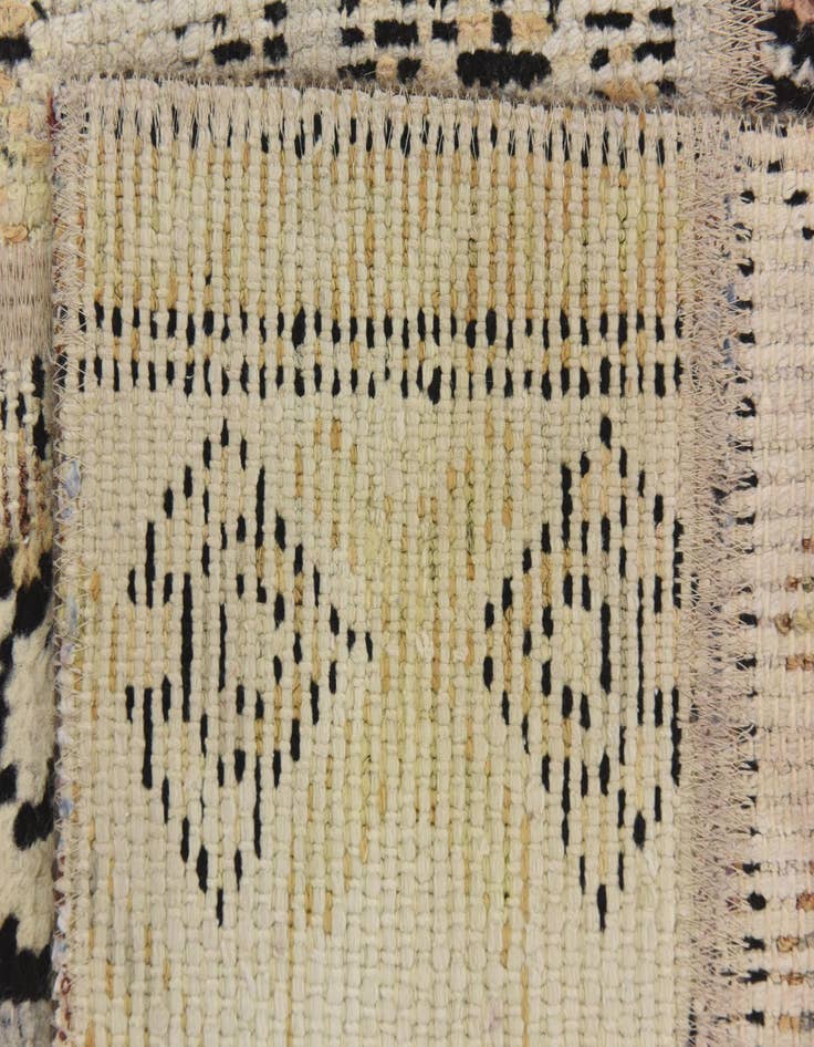 Detail image of  5' 7 x 7' 6  Hand Knotted Ultra Vintage Persian Wool Rug