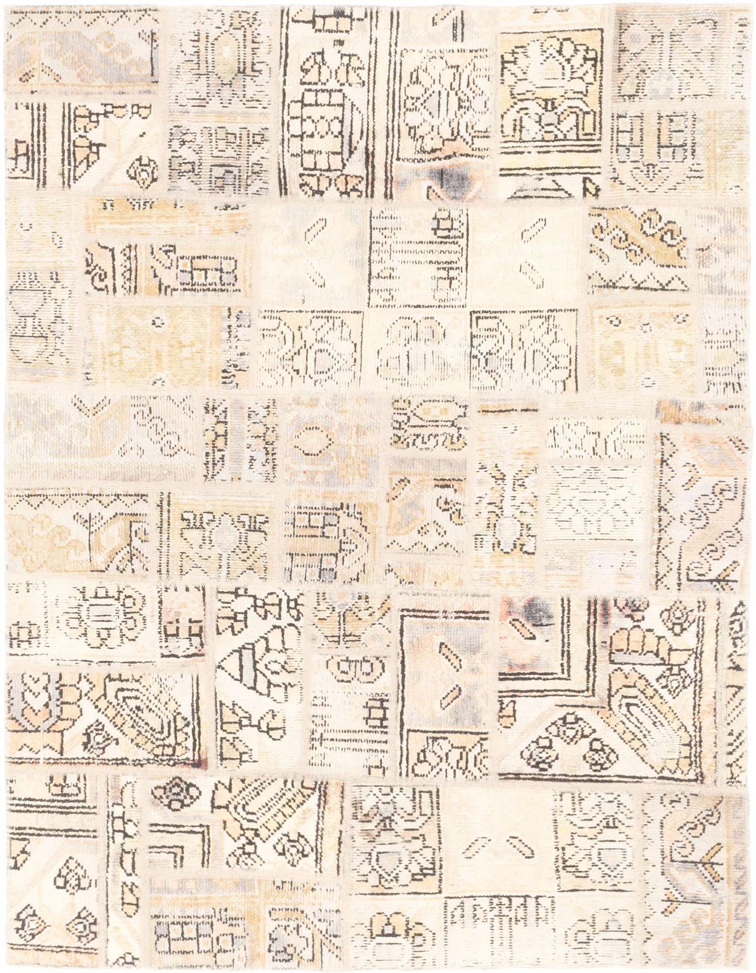 Primary image  5' 7 x 7' 6  Hand Knotted Ultra Vintage Persian Wool Rug