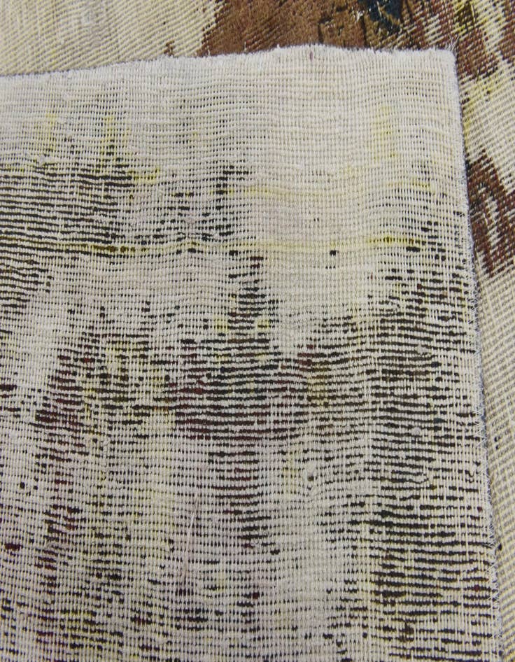 Detail image of  9' x 12' 6  Hand Knotted Ultra Vintage Persian Wool Rug