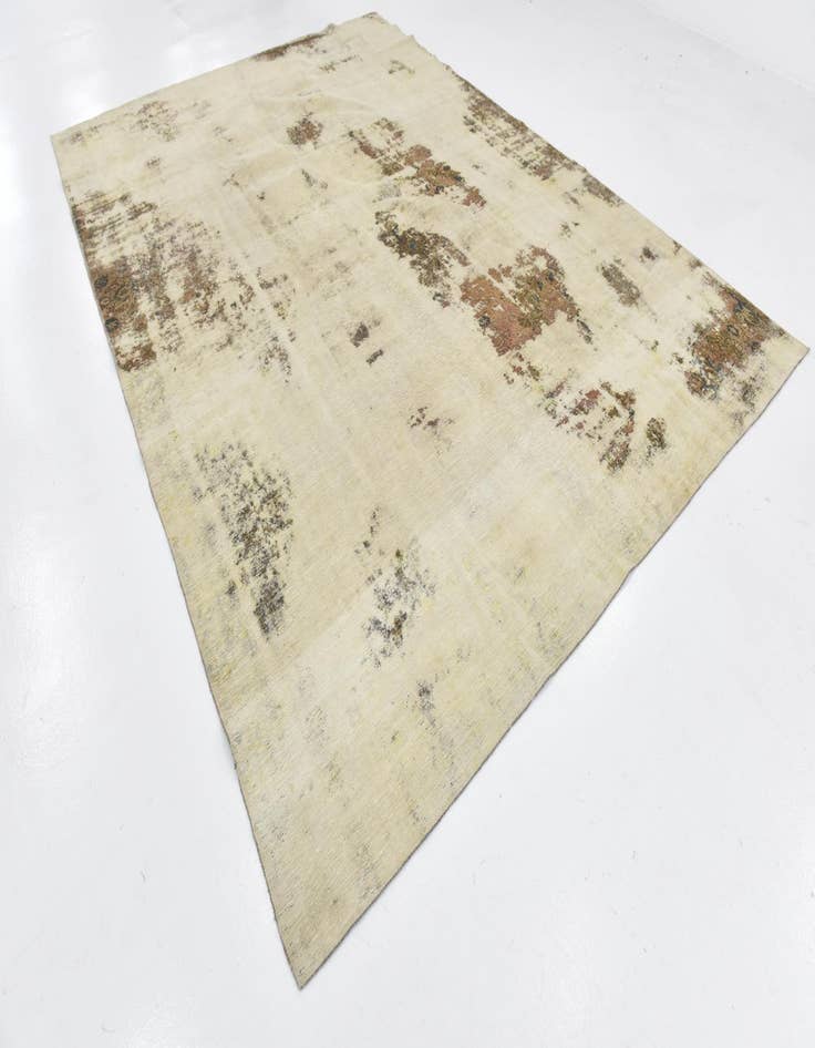 Detail image of  9' x 12' 6  Hand Knotted Ultra Vintage Persian Wool Rug