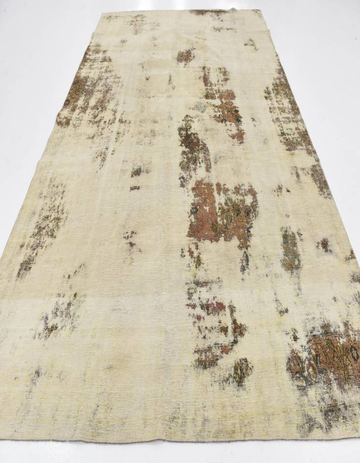 Detail image of  9' x 12' 6  Hand Knotted Ultra Vintage Persian Wool Rug