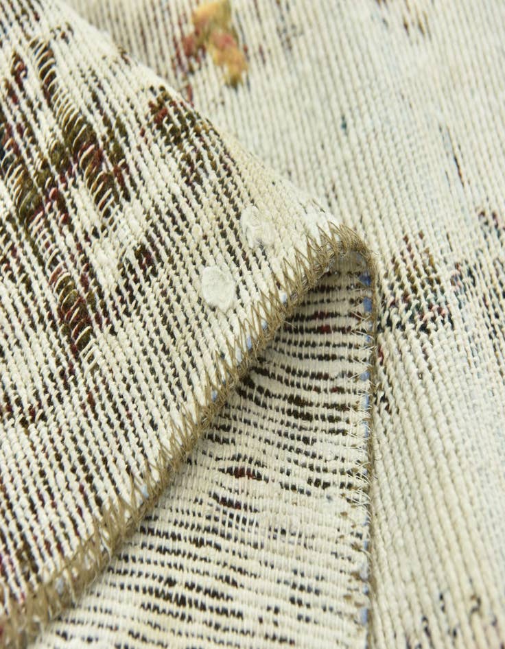 Detail image of  5' 10 x 8' 5  Hand Knotted Ultra Vintage Persian Wool Rug