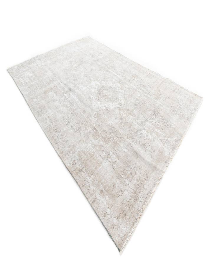 Detail image of  6' 9 x 9' 6  Hand Knotted Ultra Vintage Persian Wool Rug