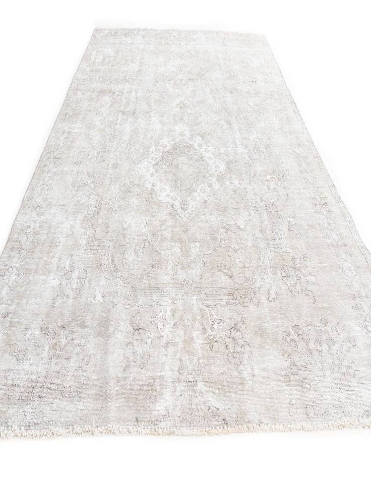 Detail image of  6' 9 x 9' 6  Hand Knotted Ultra Vintage Persian Wool Rug