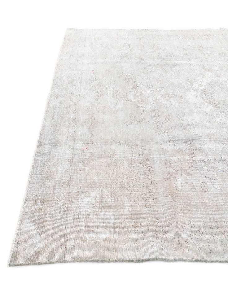 Detail image of  6' 9 x 9' 6  Hand Knotted Ultra Vintage Persian Wool Rug