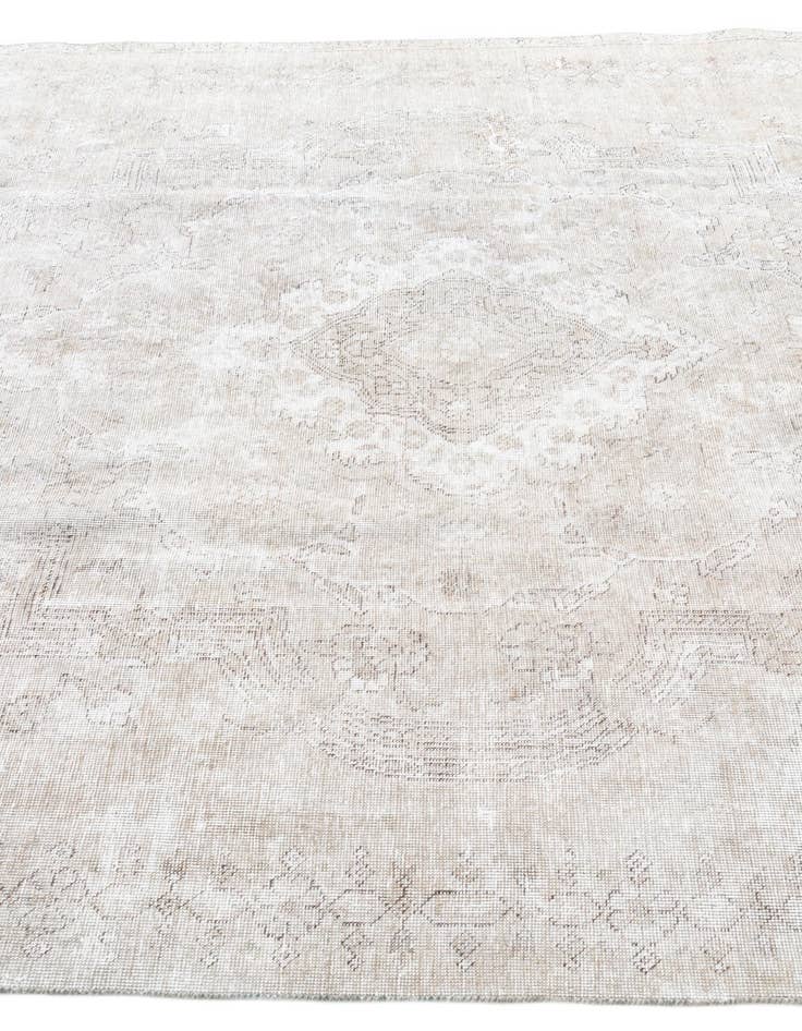 Detail image of  6' 9 x 9' 6  Hand Knotted Ultra Vintage Persian Wool Rug