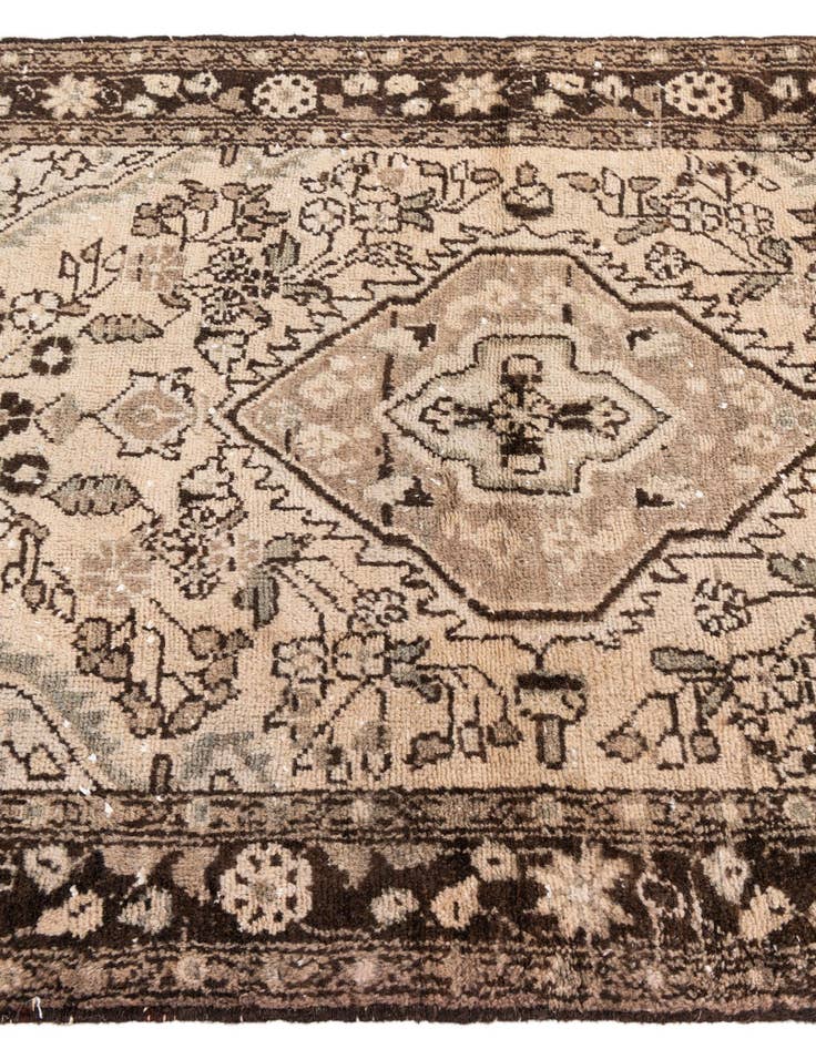 Detail image of  3' 7 x 5' 1  Hand Knotted Ultra Vintage Persian Wool Rug
