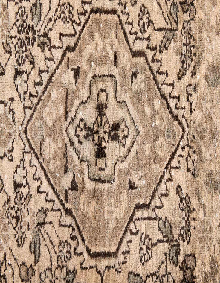 Detail image of  3' 7 x 5' 1  Hand Knotted Ultra Vintage Persian Wool Rug