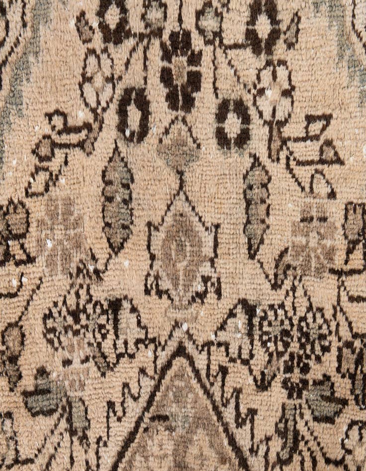 Detail image of  3' 7 x 5' 1  Hand Knotted Ultra Vintage Persian Wool Rug