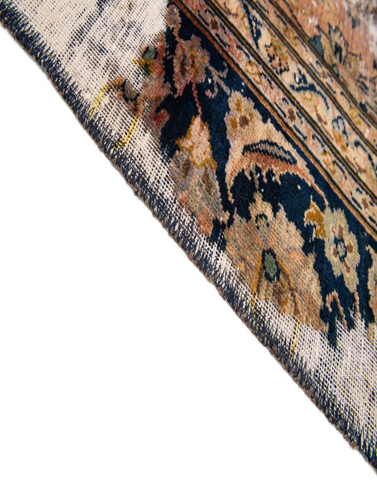 Detail image of  7' 5 x 10' 10  Hand Knotted Ultra Vintage Persian Wool Rug