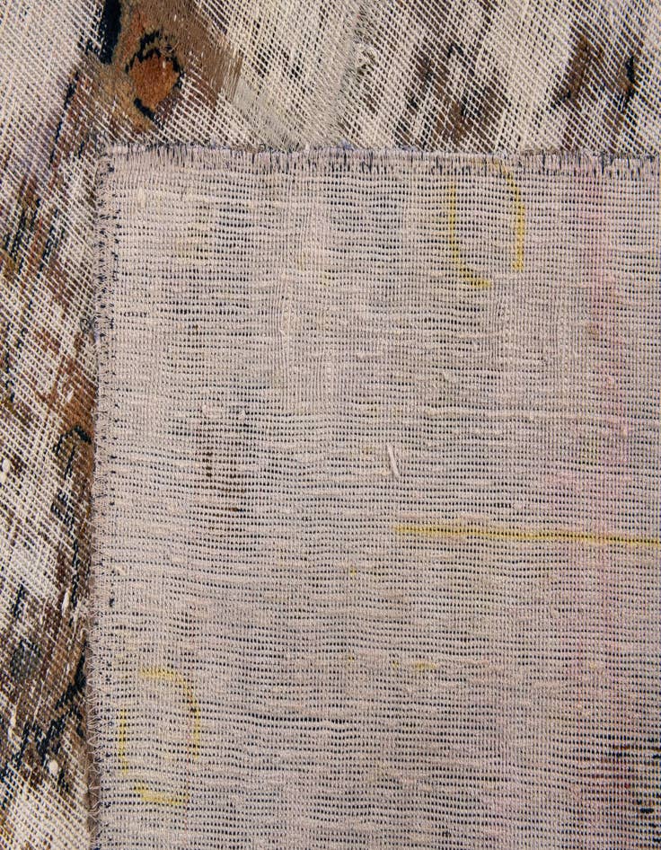Detail image of  7' 5 x 10' 10  Hand Knotted Ultra Vintage Persian Wool Rug