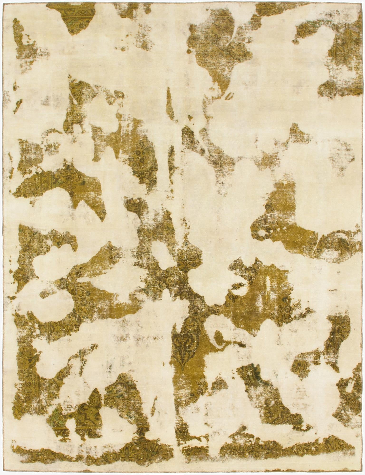  9' x 12'  Hand Knotted Ultra Vintage Persian Wool Rug